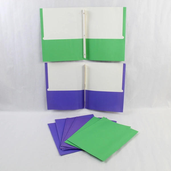 Lot of 6 File Folders, 3 Binders & Clipboard - Pre-owned Office Supplies