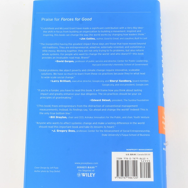 Forces For Good by Leslie R Crutchfield 2008 Hardcover Good Condition