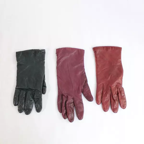 Lot of Pre-Owned Stockings & Leather Gloves for DIY Crafts and Repurposing