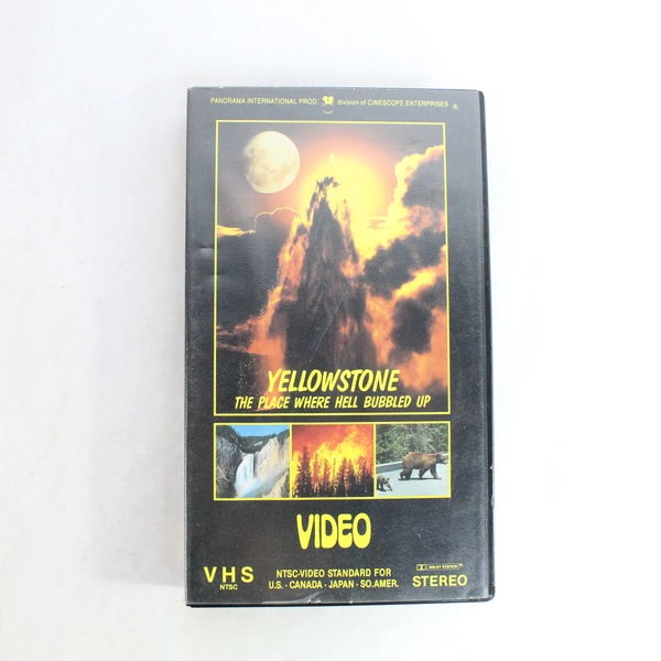 Yellowstone The Place Where Hell Bubbled Up VHS Tape Cinescope Enterprises