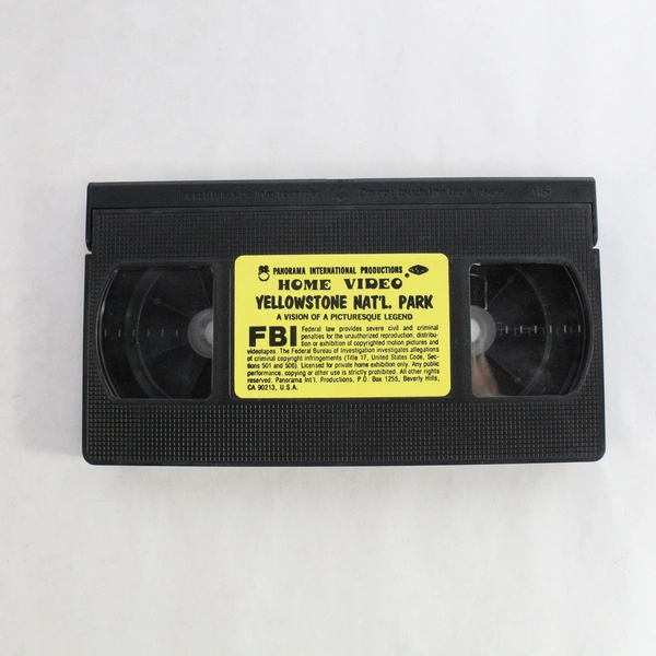 Yellowstone The Place Where Hell Bubbled Up VHS Tape Cinescope Enterprises
