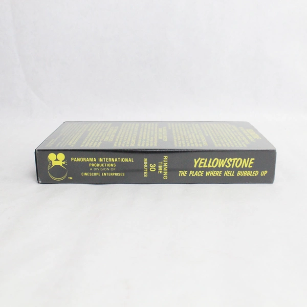 Yellowstone The Place Where Hell Bubbled Up VHS Tape Cinescope Enterprises