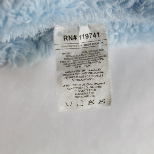 Shewak Lajwanti Little Prince Blue Frog Baby Throw Blanket - Pre-Owned