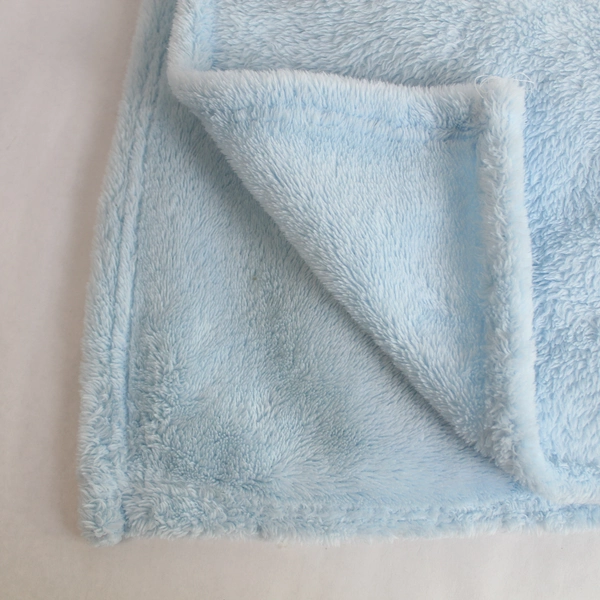 Shewak Lajwanti Little Prince Blue Frog Baby Throw Blanket - Pre-Owned