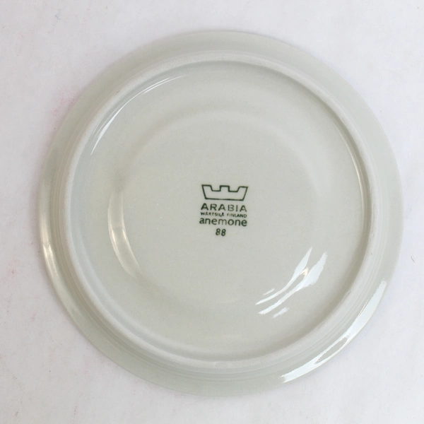 Vintage Arabia Finland Blue Anemone Saucer 6.5" Replacement Dish