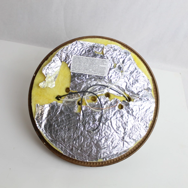 Frosted Glass Dome Ceiling Light Fixture 13" LC0463RB Pre-Owned As Is