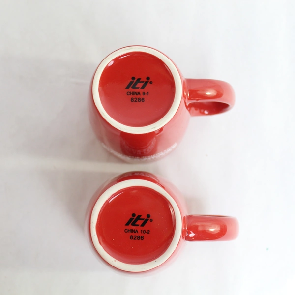 Set of 2 ITI American Family Insurance Red Coffee Mugs - Good Condition