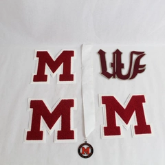 McMinnville Oregon Lot of 4 Letter M Patches & 2015 Medallion Souvenirs