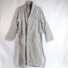 Rongtai Gray Women's Medium Robe Sleepwear with Pockets - Pre-Owned, Hole