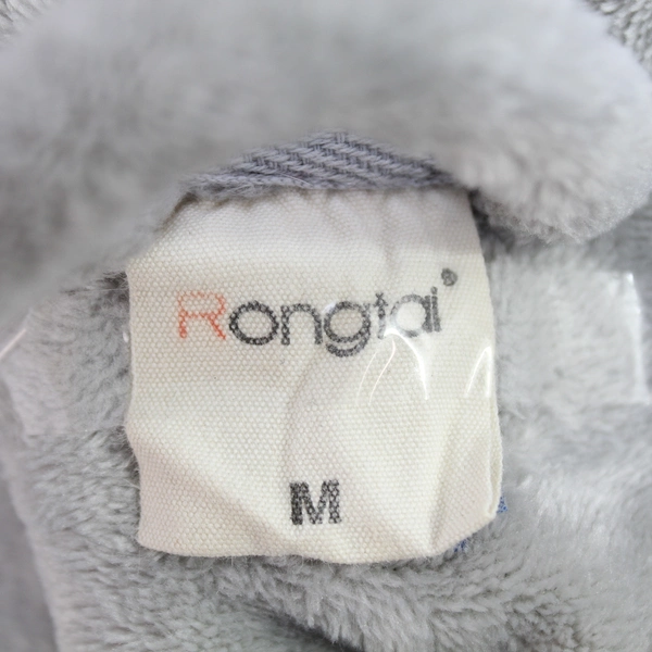 Rongtai Gray Women's Medium Robe Sleepwear with Pockets - Pre-Owned, Hole