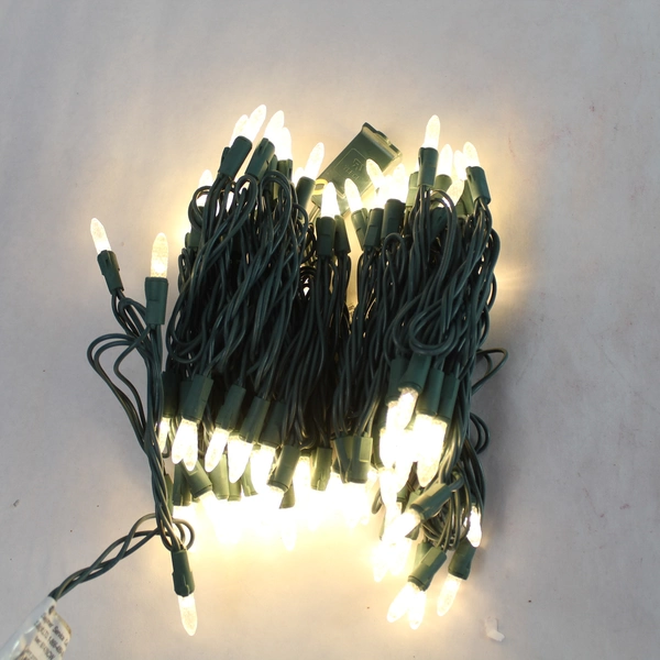 40ft GE Clear Mini Christmas Lights Strand - Tested Holiday Home Decor