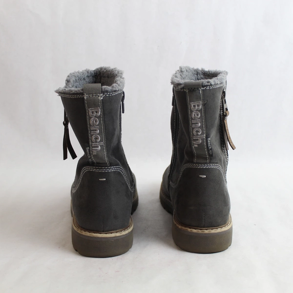 Bench Julie Boots Women's Size 9 Gray 331047 Side Zipper Closure Side Zip Accent