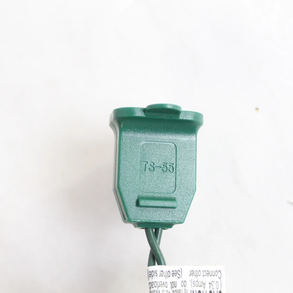 Red Mini Christmas Lights on Green String - 244" Holiday Decor, Tested