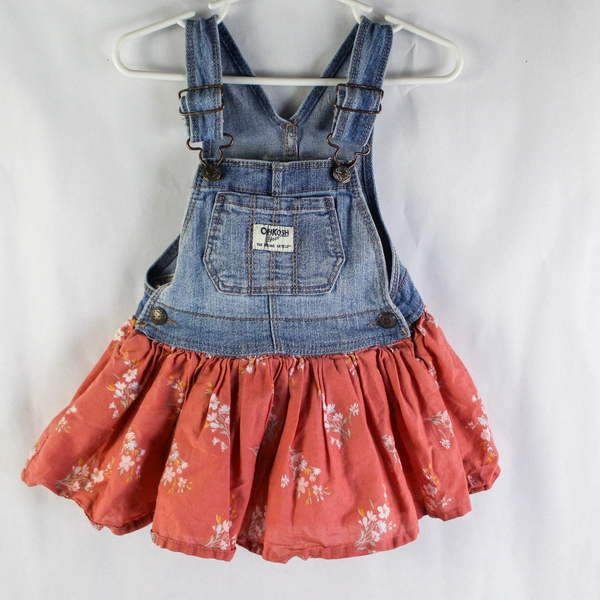 Girl's 18M Clothing Lot: OshKosh Dresses & Garanimals Skirt - Pre-Owned