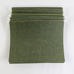 Lot of 25 Green Hanging File Folders Standard Size Pre-owned Office Supplies