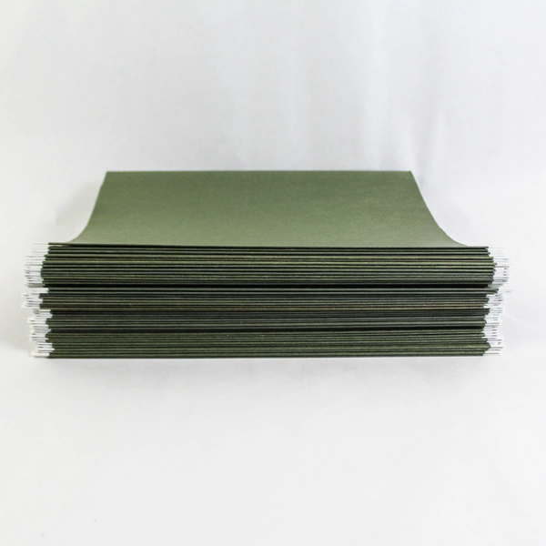 Lot of 25 Smead Green Hanging File Folders 1/5 Tab Pre-owned Office Supplies