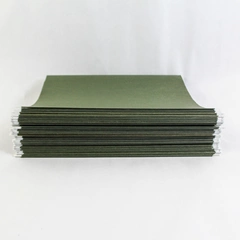 Lot of 25 Smead Green Hanging File Folders 1/5 Tab Pre-owned Office Supplies