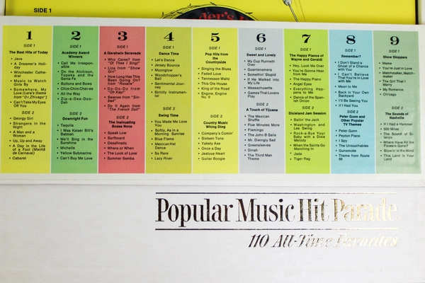 Vintage Reader's Digest Vinyl LP Box Set - Popular Music Hits As Is