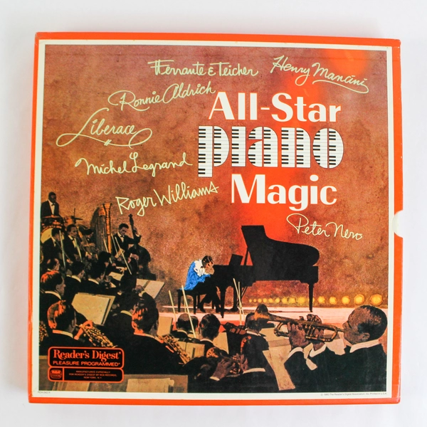 Vintage Reader's Digest Lot of 8 All-Star Piano Magic Vinyl LPs