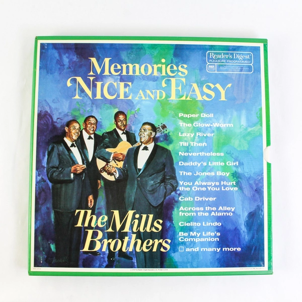 Vintage Vinyl LP Box Set The Mills Brothers Memories Nice And Easy RCA