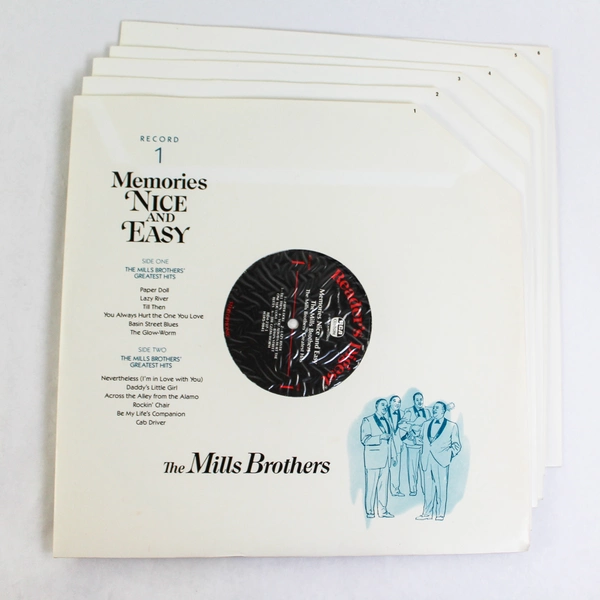 Vintage Vinyl LP Box Set The Mills Brothers Memories Nice And Easy RCA