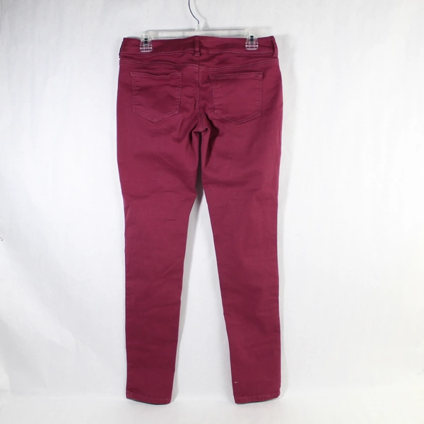 Maurices Women's Size 8 SR Purple Straight Leg 5-Pocket Pants Good Condition