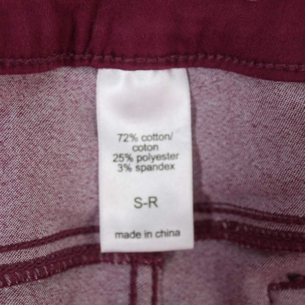 Maurices Women's Size 8 SR Purple Straight Leg 5-Pocket Pants Good Condition