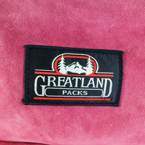 Greatland Mauve Pink Suede-Like Backpack for School & Work - Pre-Owned