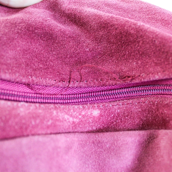 Greatland Mauve Pink Suede-Like Backpack for School & Work - Pre-Owned