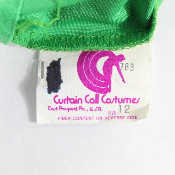 Curtain Call Costumes Green Ballerina Dress Size 12 - Girls Theater Costume