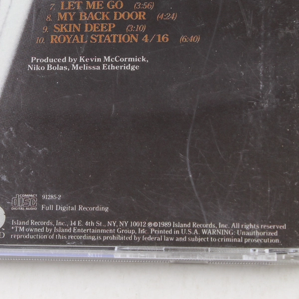 Melissa Etheridge Brave and Crazy CD - Pre-Owned, Untested, Scratched Case