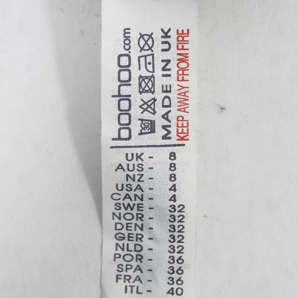 Boohoo Bridesmaid Black T-Shirt Nightgown Women's 4 Short Sleeves Pre-Owned