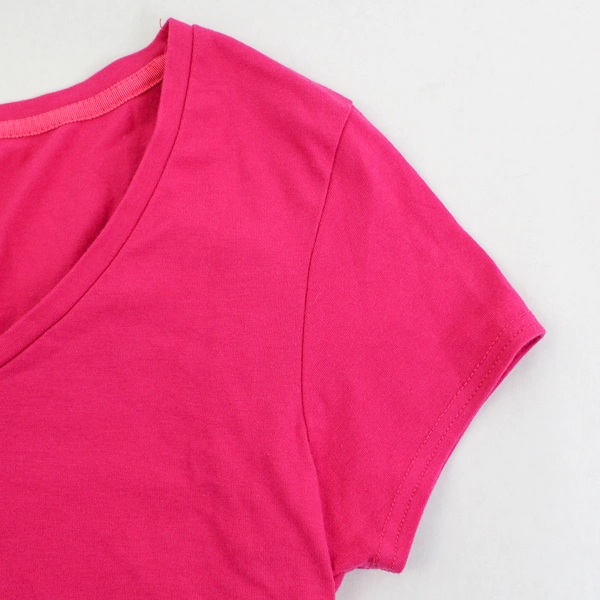 Energie Women's XL Fuchsia Pink V Neck T-Shirt Top - Pre-Owned