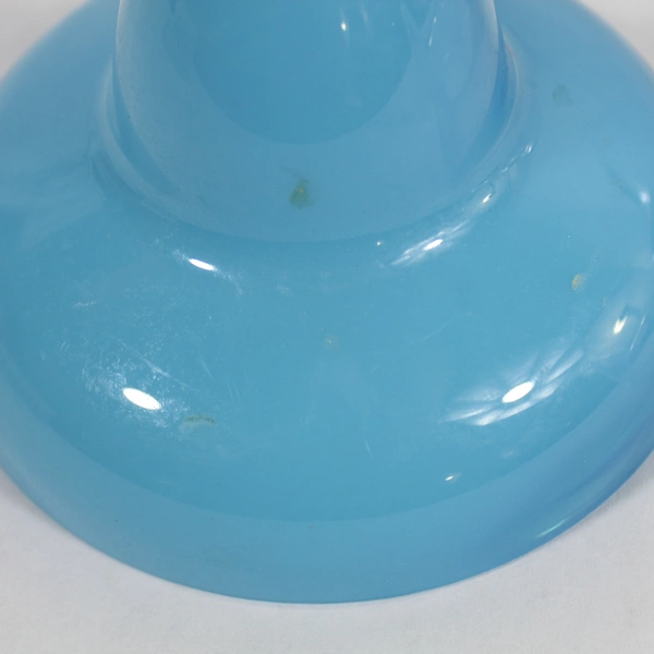 Lot of 2 Plastic Margarita Glasses Blue & Clear Party Drinkware Set