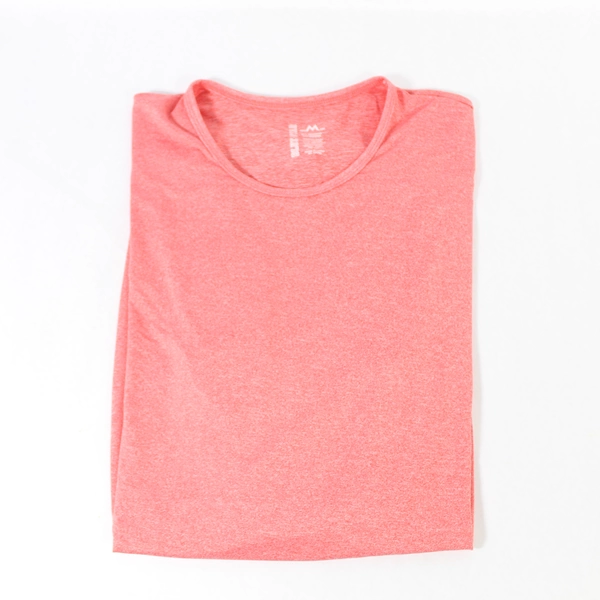 Blue Star Men's Salmon Pink Activewear Shirt Medium Long Sleeve