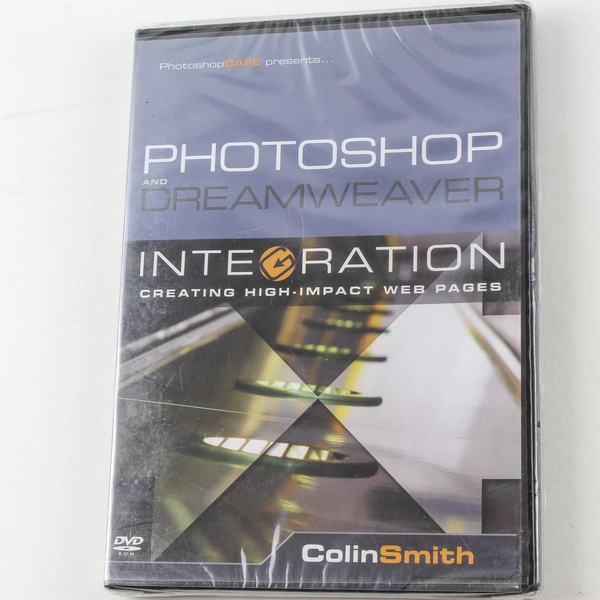 Photoshop & Dreamweaver Integration DVD by Colin Smith 2005 Sealed New