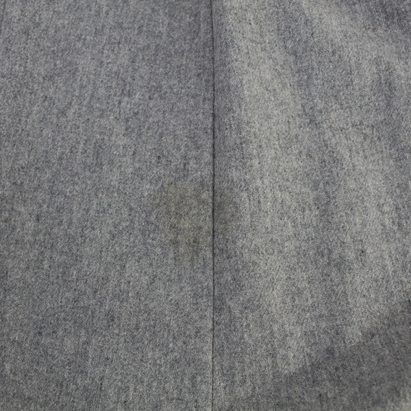 Vintage College Town Gray Wool Skirt Women's 11/12 Back Zip Classic Style