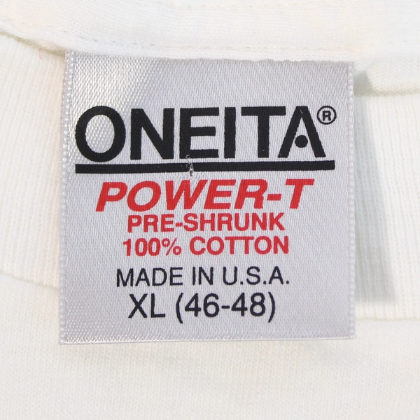 Oneita St Martin West Indies T-Shirt Men's XL White Short Sleeve Pre-Owned