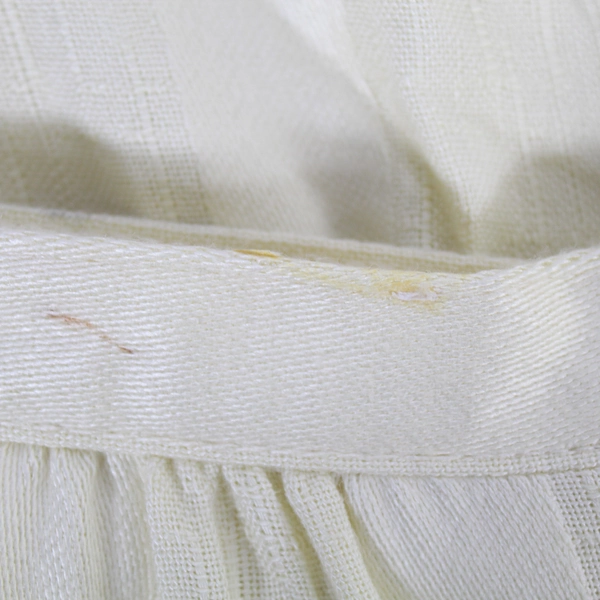 Vintage Claude Skirt Size 15/16 Pale Yellow Pleated Back Zip Pre-Owned