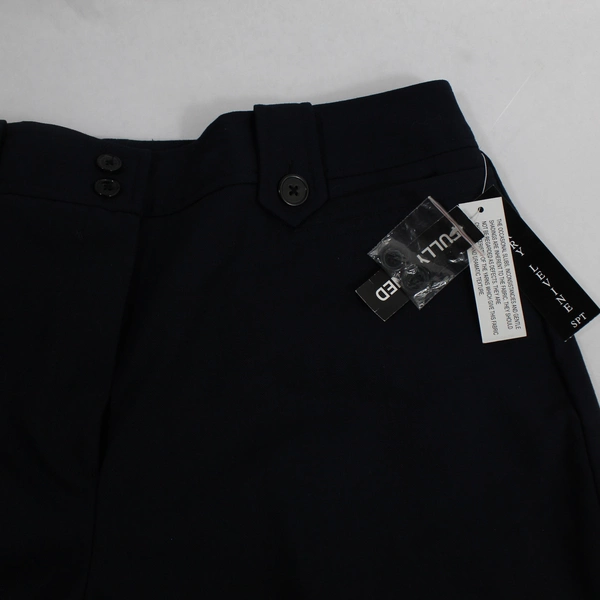 Larry Levine Women's Pants Size 10 Navy Blue Wool NWT - Holes in Back & Knee