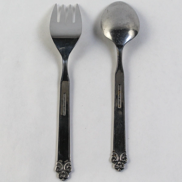 Oneida Northland San Francisco Set of 2 Stainless Serving Flatware Glossy
