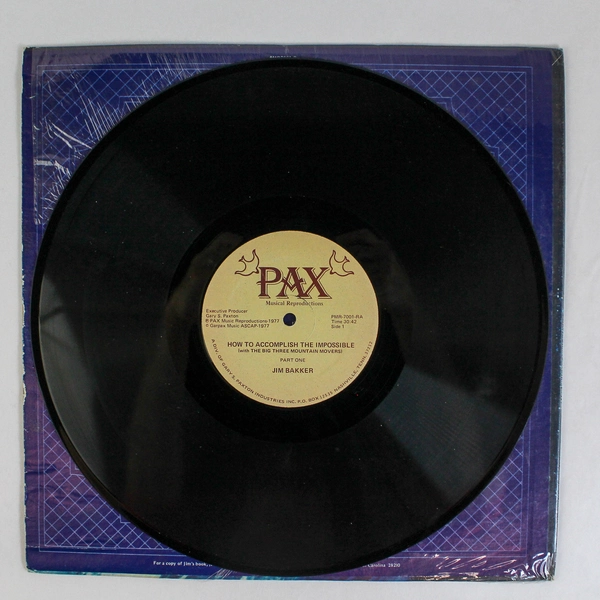 Jim Bakker How To Accomplish The Impossible Vinyl Record Religious Music