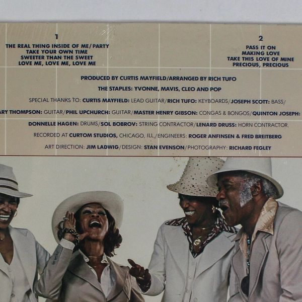 Sealed 1976 The Staples "Pass It On" Vinyl LP Record BS 2945 Disco