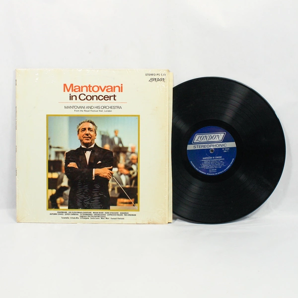 Mantovani in Concert Vinyl Record - Pre-Owned, Not Tested, Sold As-Is
