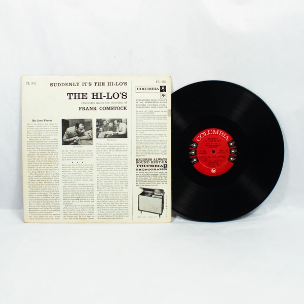 Suddenly It's The Hi-Lo's Frank Comstock Vinyl Record Columbia Pre-Owned