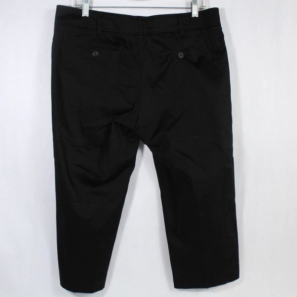 Karen Brooks Women's Size 10 Black Cropped Capri Pants - Casual Spring Wear