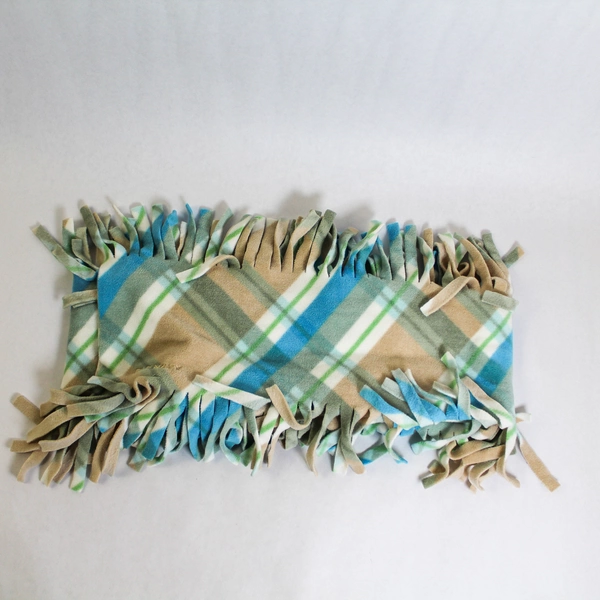 Old Navy Scarf Wrap Shawl Blue Green Brown Fringe 70.5" Cozy Accessory