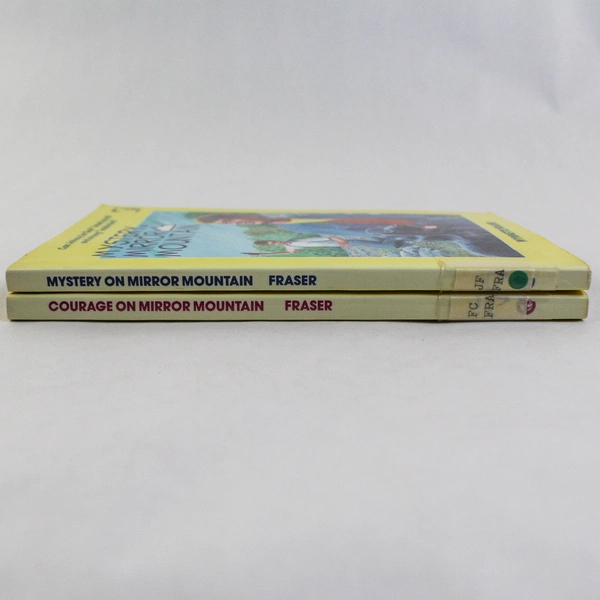 Lot of 2 Wynette Fraser Mirror Mountain Books: Courage & Mystery 1989