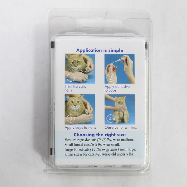 Soft Paws Nail Caps for Cats Take Home Kit - Large, Pre-Owned, 40 Caps