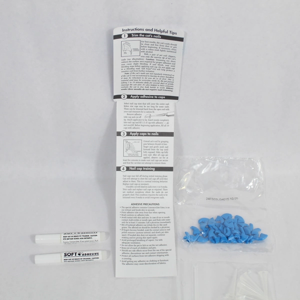 Soft Paws Nail Caps for Cats Take Home Kit - Large, Pre-Owned, 40 Caps